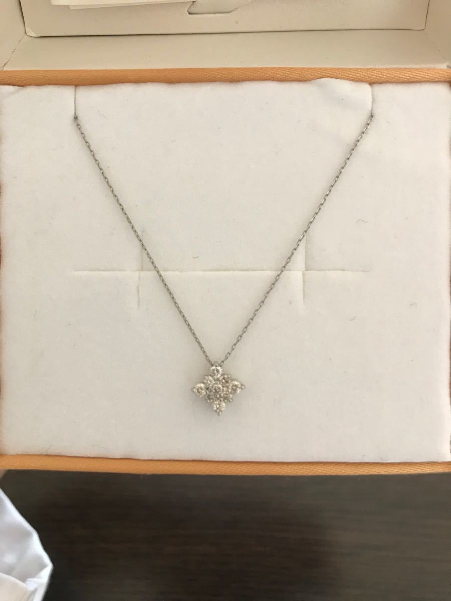 VERITE ベリテ PT850/900 ダイヤモンドネックレス 0.70ct-