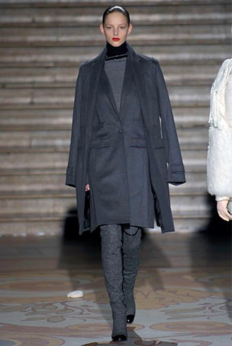 bruno pieters AW2007 WOOL COAT col.CHARCOAL GREY size.36_画像10