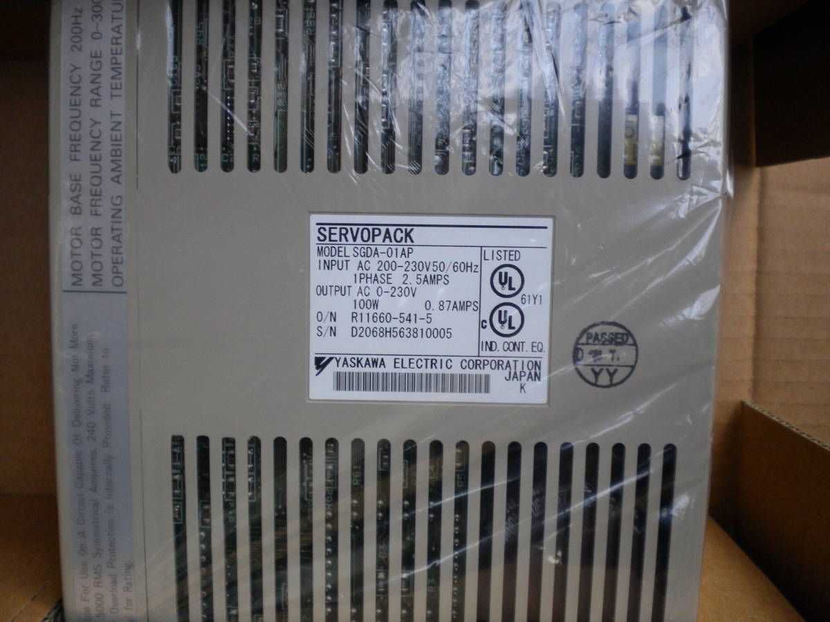 新品☆ YASKAWA / 安川電機 サーボドライバ SGDA-01AP | one.co.zm