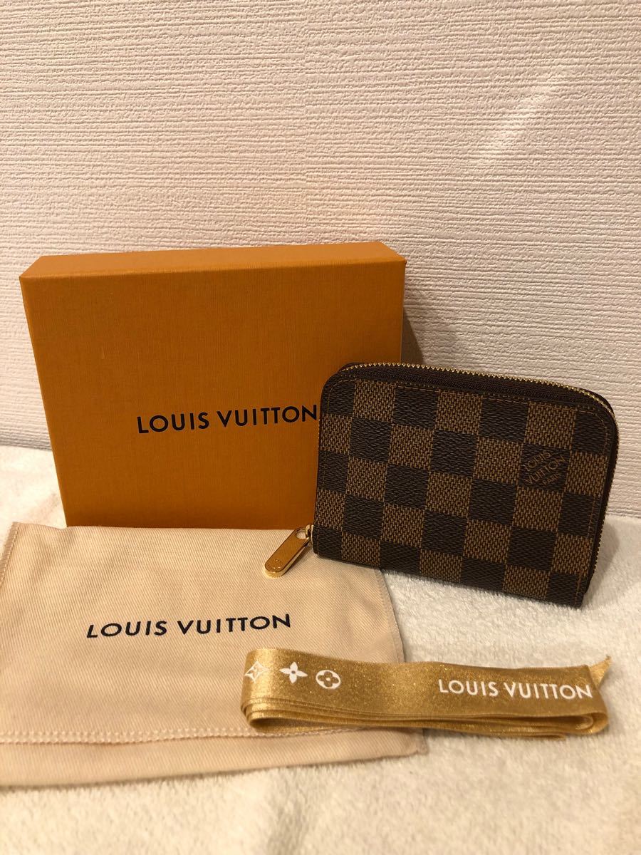 LOUIS VUITTON ルイヴィトンダミエ ジッピーコインパース 小銭入れ ...