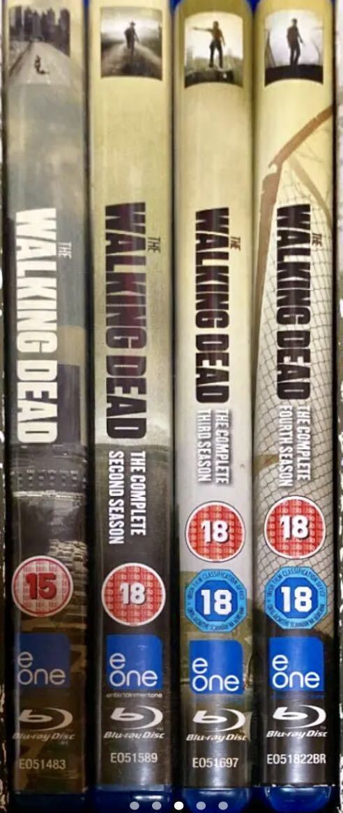 海外 人気 ドラマ The Walking Dead - Season 1-4 ウォーキングデッド シーズン 1.2.3.4 Blu-ray BOX 15枚組/ DVDではございません .