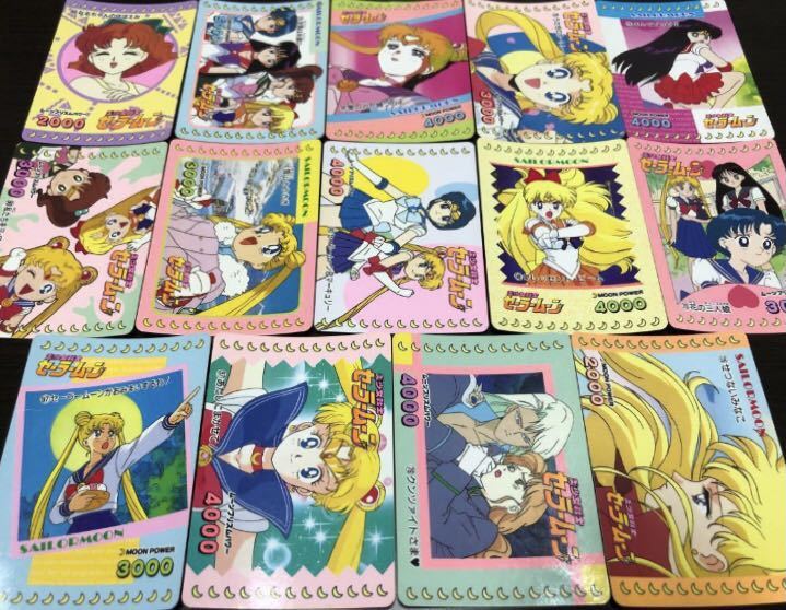 当時物 アマダ バンダイ セーラームーン 初代 無印 カード 33枚 当時物 アマダ バンダイ セーラームーン 初代 無印 カード 33枚