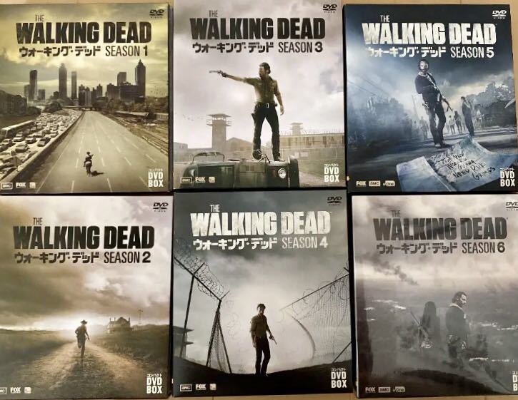  free shipping popular abroad drama walking * dead season 1.2.3.4.5.6 compact DVD-BOX regular price \\26000 jpy zombi action 