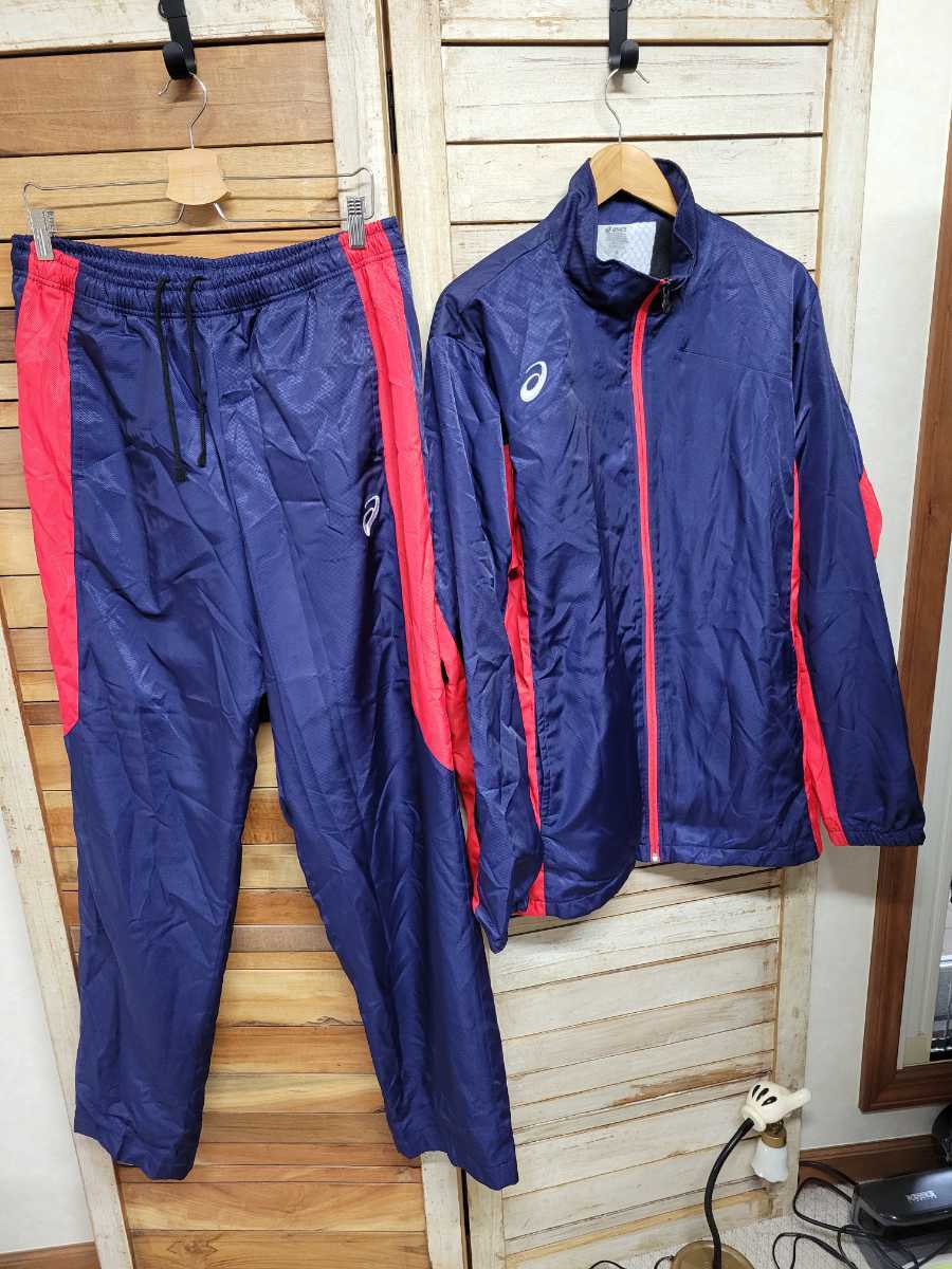 ブランド asics ウィンドブレーカー上下の通販 by ゆずママ's shop ...