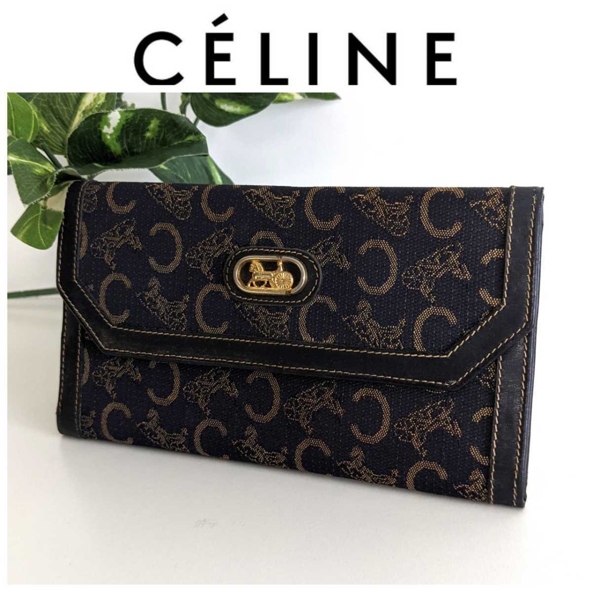 美品 CELINE オールドセリーヌ ヴィンテージ キャンバス レザー 美品 CELINE オールドセリーヌ ヴィンテージ キャンバス レザー
