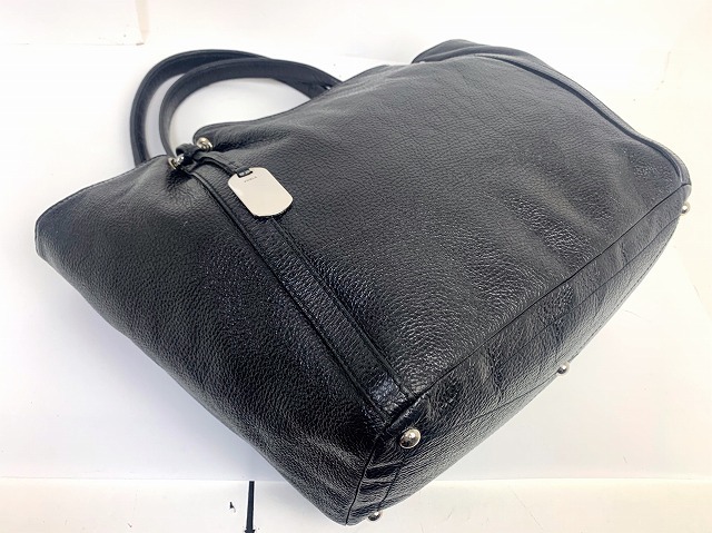 送料無料☆美品 フルラ FURLA レザー トートバッグ ☆ブラック 肩掛け