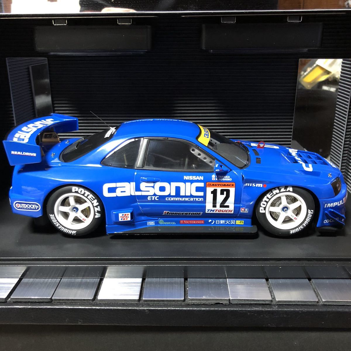 未展示品 オートアート 1/18 JGTC 2002 カルソニック スカイライン