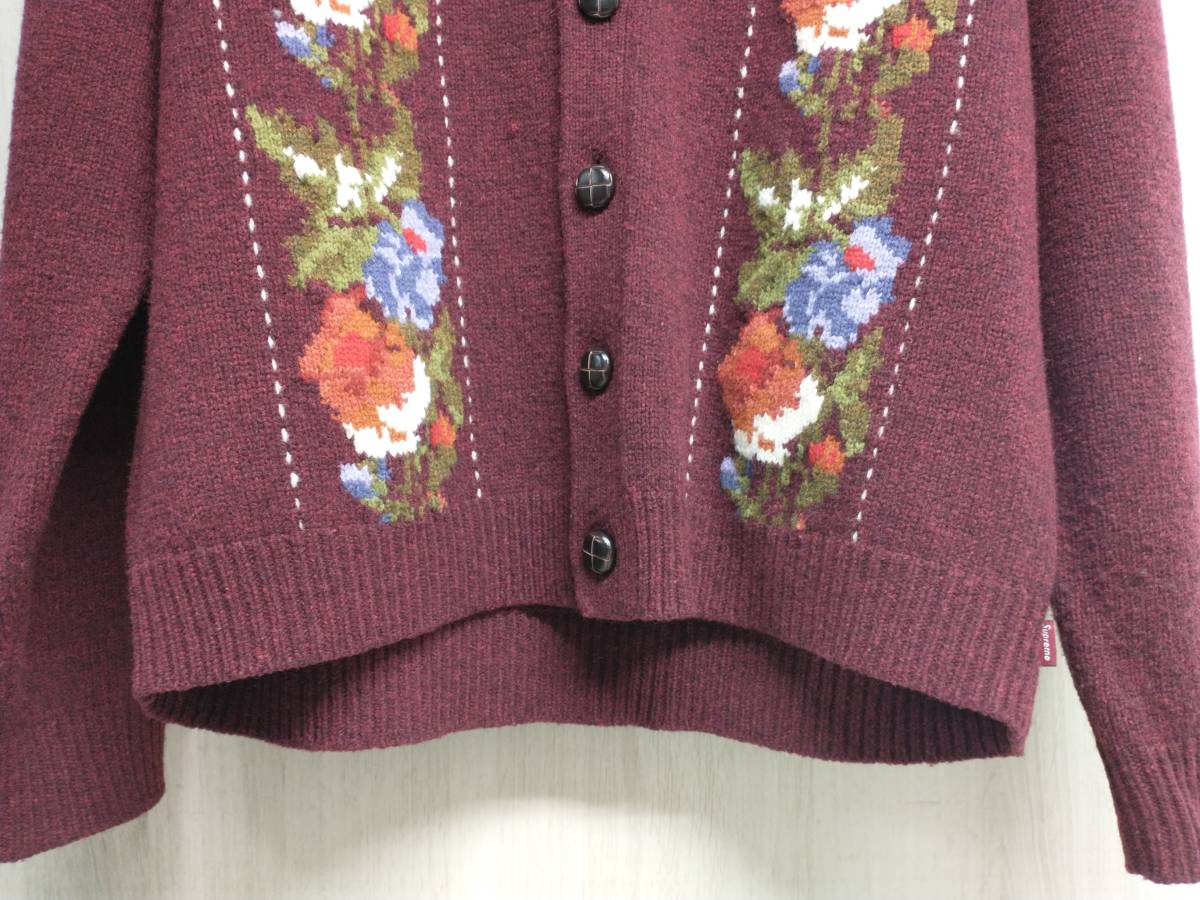 Yahoo!オークション - Supreme Floral Stripe Cardigan 19AW Yahoo!オークション - Supreme Floral Stripe Cardigan 19AW