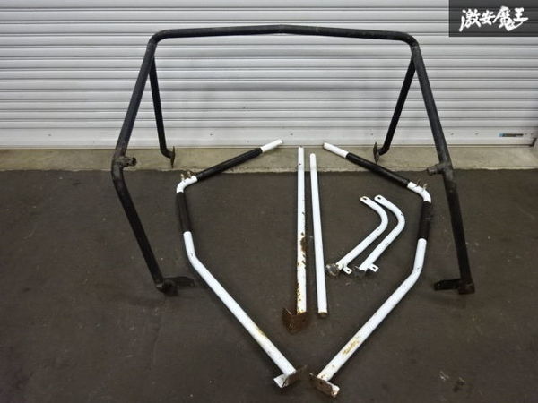  one-off SJ10 Jimny canopy tent roll bar roll gauge roll cage steel approximately φ38/φ34 reinforcement door less car . use translation have goods shelves 32-2