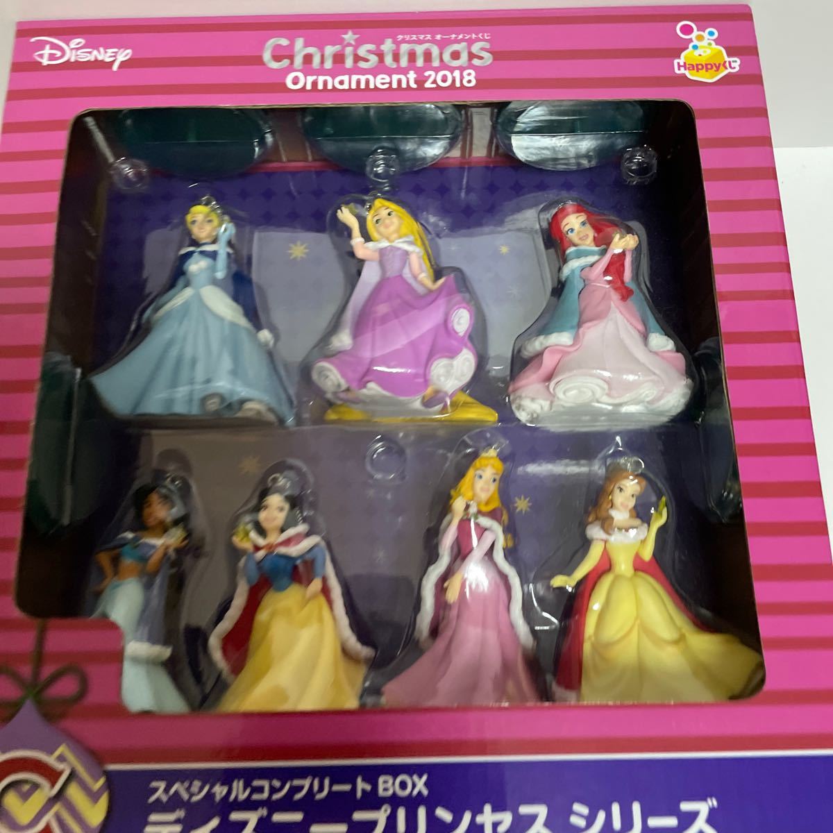 Paypayフリマ ディズニープリンセス ディズニークリスマス クリスマスオーナメント コンプリートbox Happyくじ