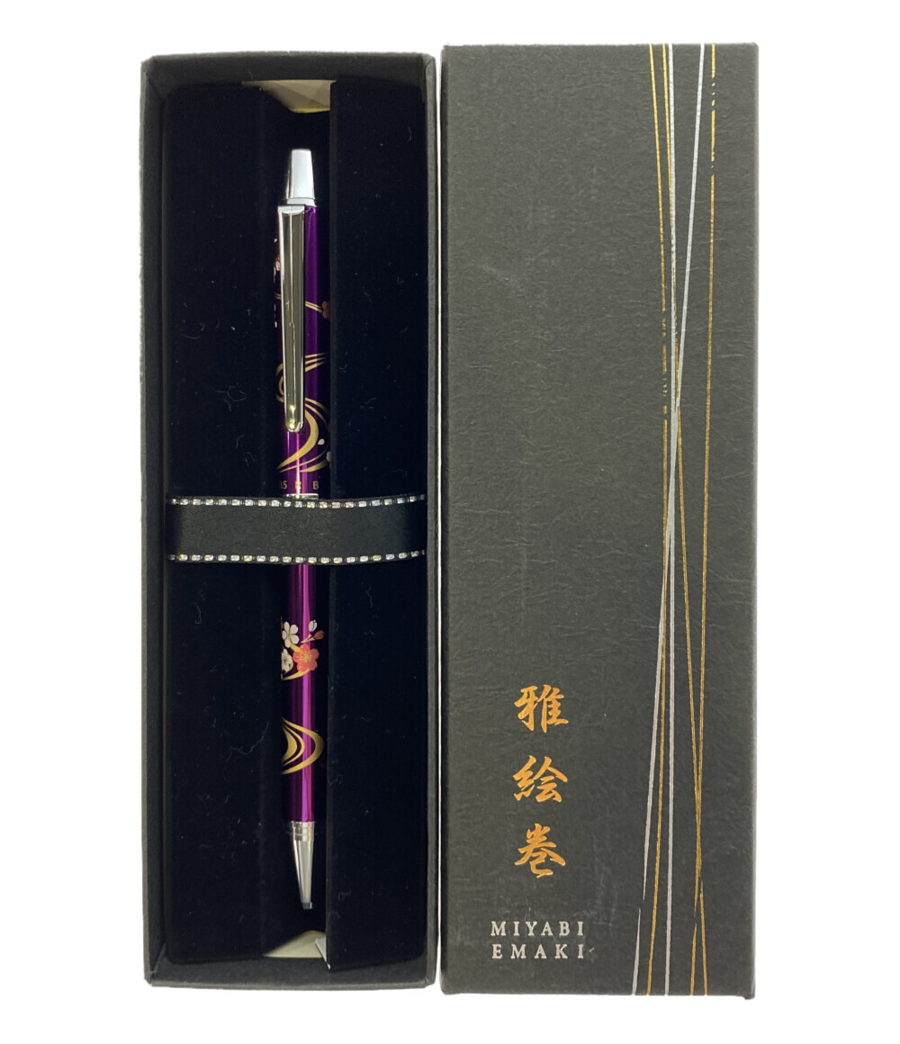 中古 パイロット 多機能筆記具 ボールペン シャープペンシル 流水桜:紫軸 2+1雅絵巻_画像1