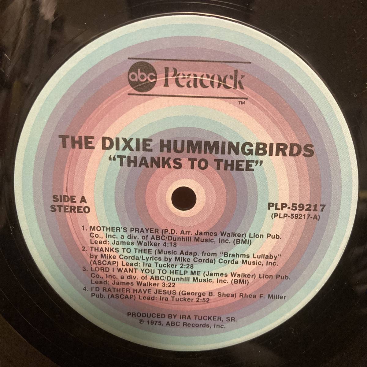 DIXIE HUMMINGBIRDS / THANKS TO THEE_画像3