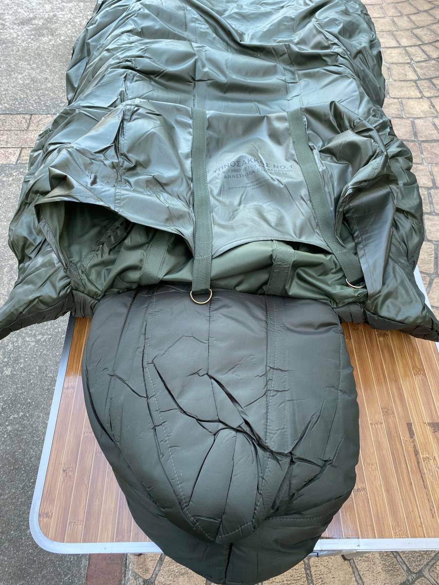 未使用 ギリシャ軍 放出品 寝袋 スリーピングバッグ モジュラー 未使用 ギリシャ軍 放出品 寝袋 スリーピングバッグ モジュラー