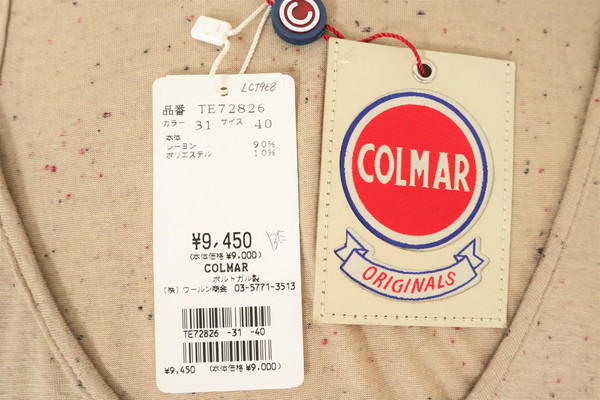 　＊新品 90%OFF コルマー COLMAR タンクトップ レーヨン × ポリエステル 定価9,900円(税込) サイズS (～M) ベージュ LCT968_画像8