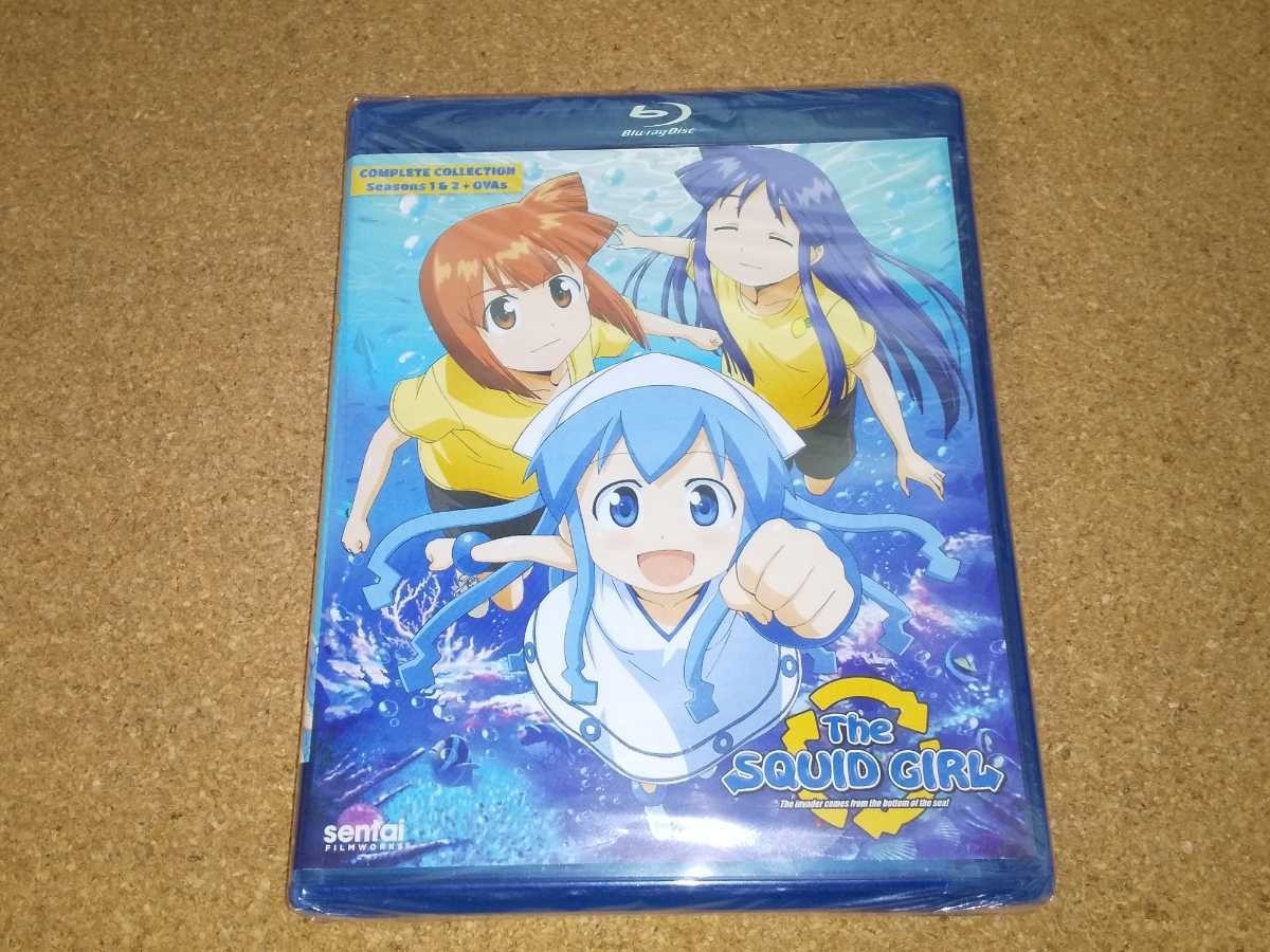 新品BD★侵略！イカ娘 第1期+第2期 全24話+OVA 3話 ブルーレイ 北米版[PS3,4再生可]