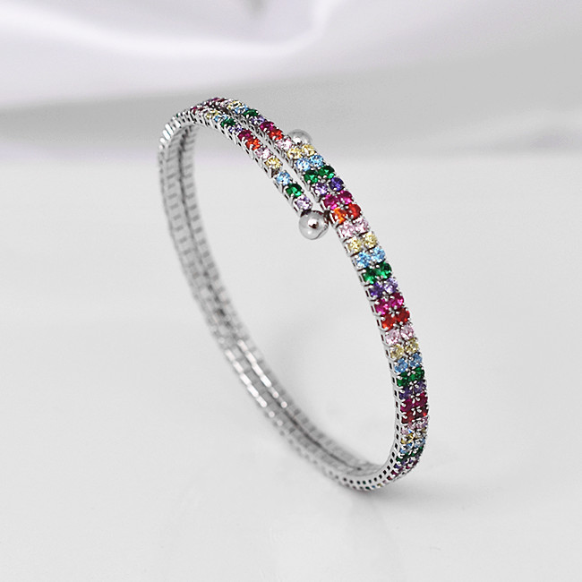 14 color multicolor Rainbow color bracele bangle 