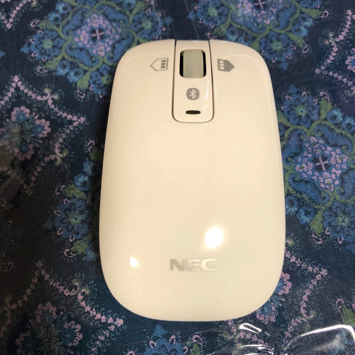 NEC ワイヤレス　マウス　MT-1337 白