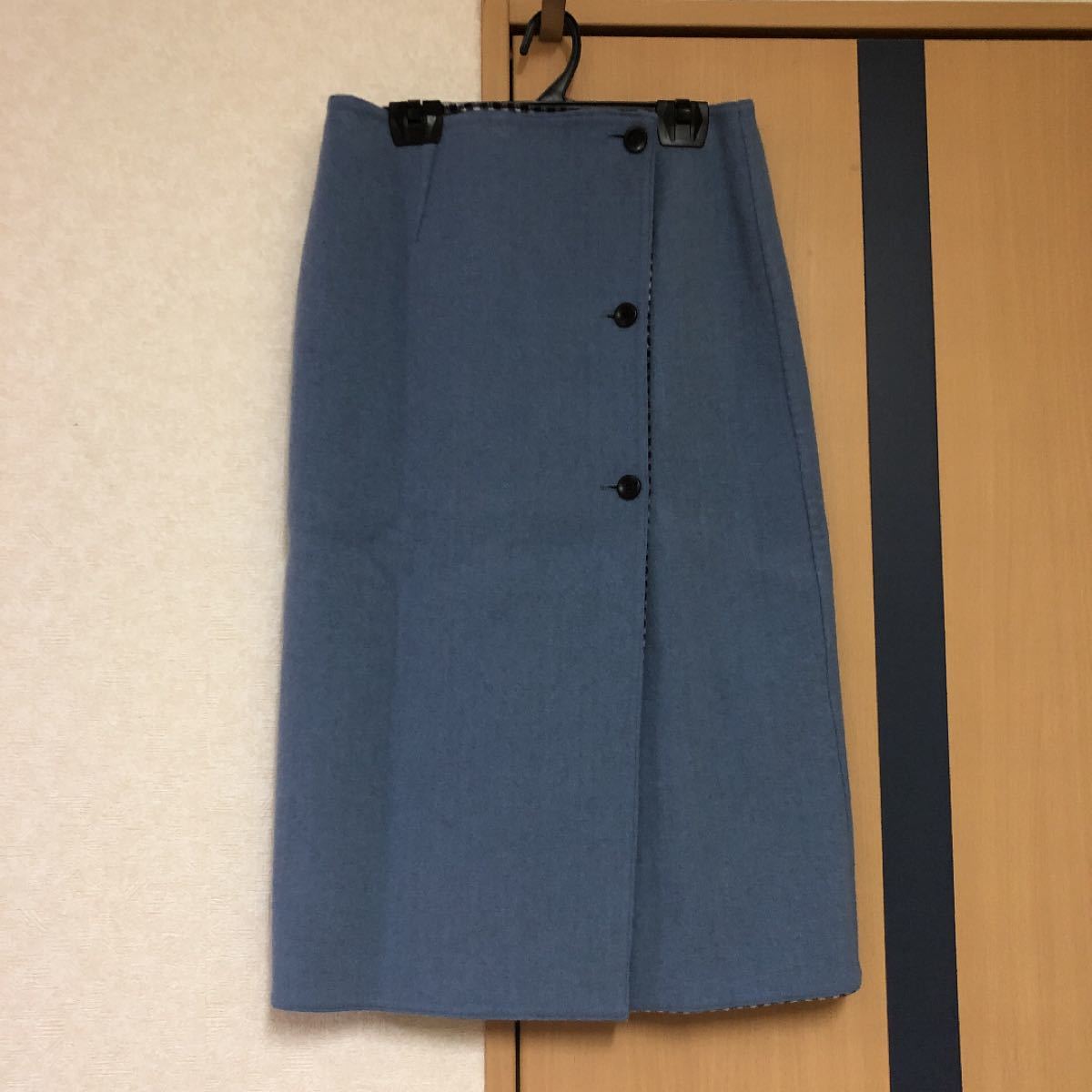 IENA イエナ Wフェイスリバーシブル ミッドカーフスカート美品