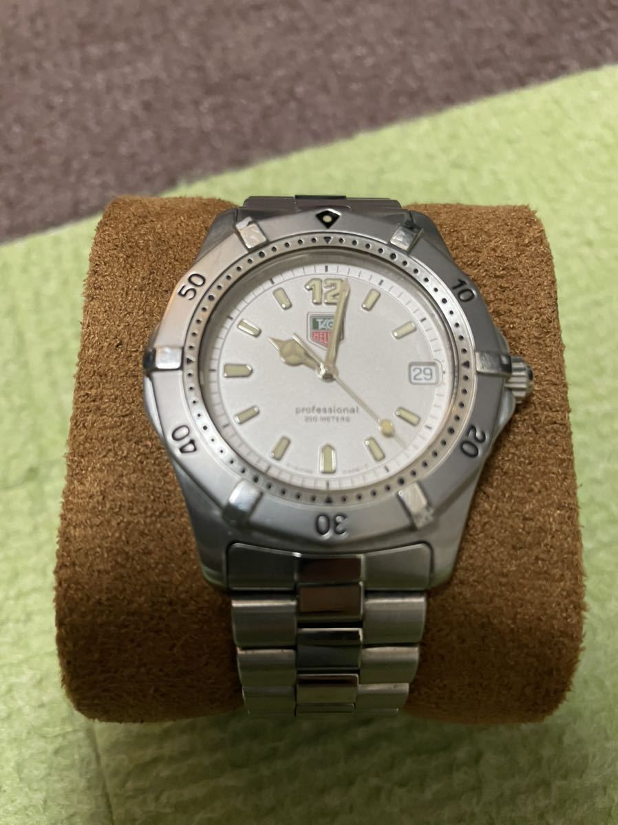 24500円 15周年記念イベントが タグホイヤー プルフェッショナル 稼働品 2000 WK1112 腕時計
