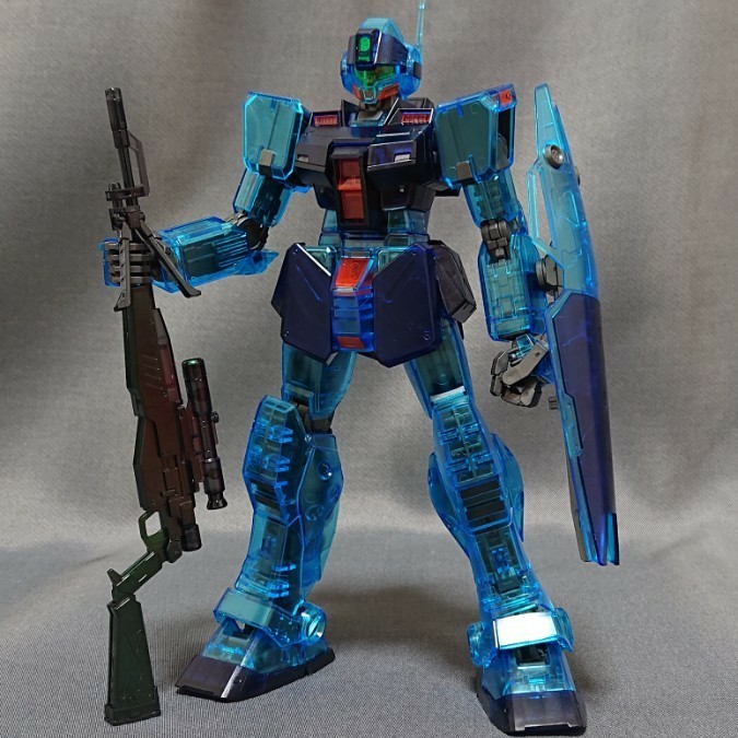 組立済 MG 1/100 ジム・スナイパーⅡ [クリアカラー]