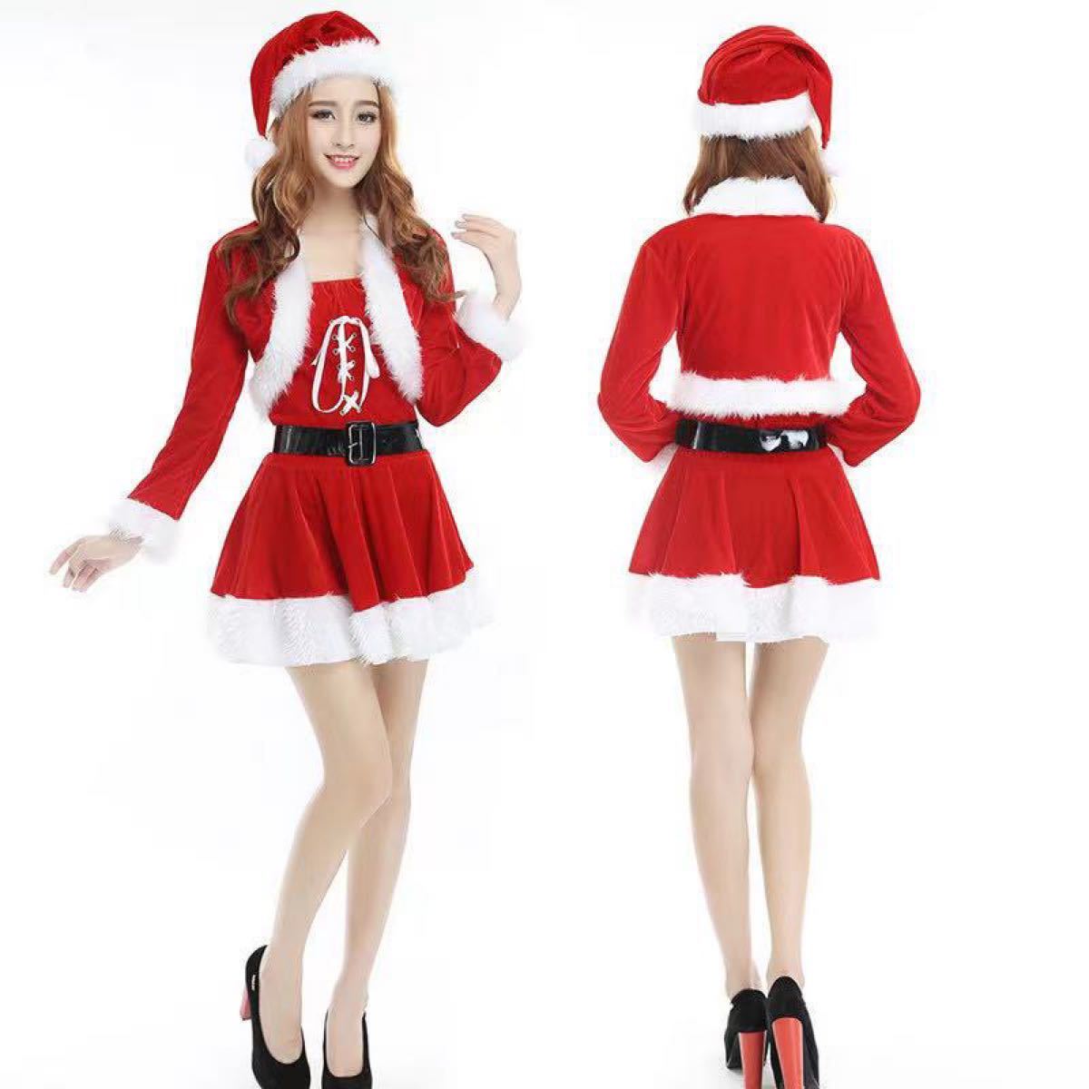 クリスマス 衣装 サンタ コスプレ サンタクロース衣装 パーティーレディース サンタ服 