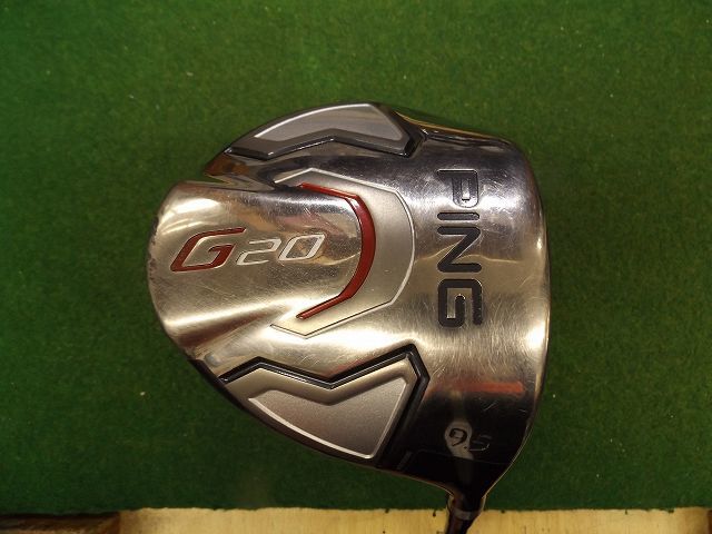 税込】1628 G20 9.5° 純正カーボン S 差戻し カバー劣化 PING ピン