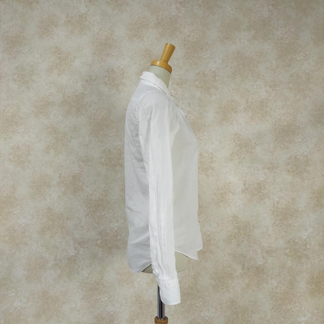 zucca ズッカ シャツ サイズS ホワイト 日本製 白 長袖 シンプル 2093_画像4