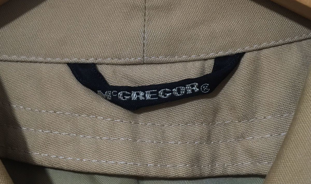 McGREGOR マグレガー コットンステンカラーコート ヴィンテージ ベージュ サイズ M_画像6