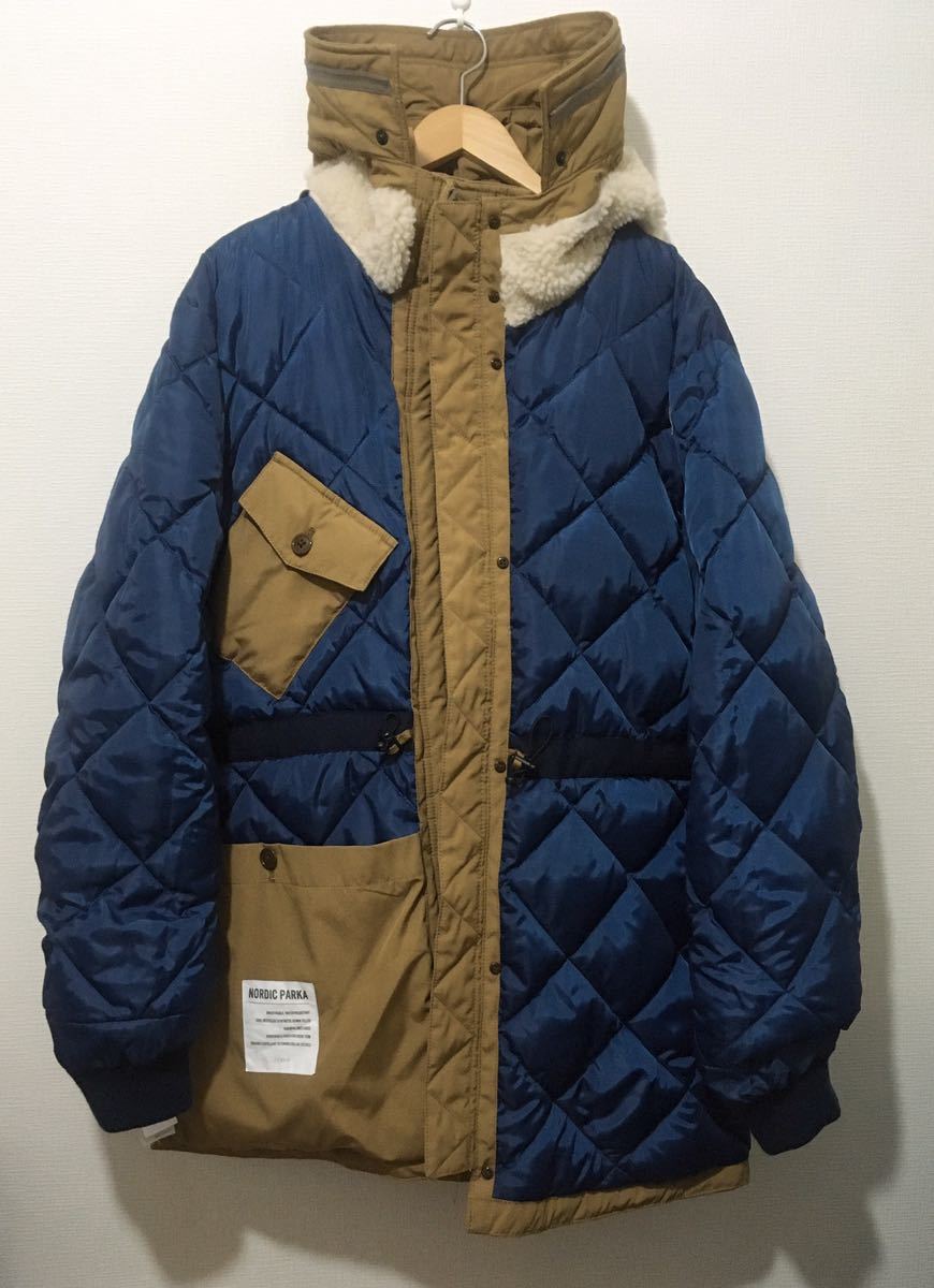 【美品】J.CREW NORDIC PARKA ジェイクルー ノルディックパーカー N-3B プリマロフト ミリタリー ファー取り外し可能 サイズ L