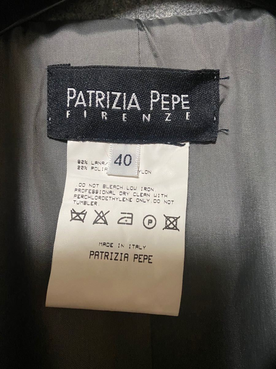 パトリツィアぺぺ patrizia pepe トレンチコート グレー 40