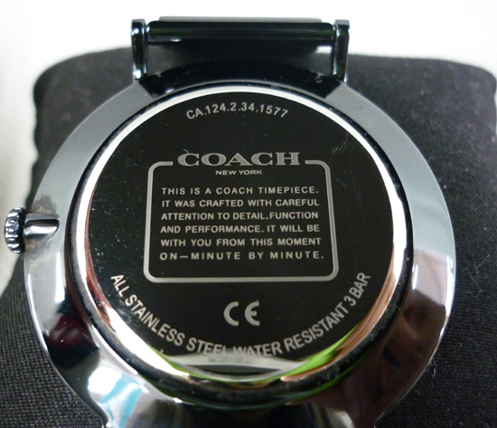 本物 COACH メンズ 腕時計 14602146 コーチ ネイビー アナログ メッシュブレスレット 2針 ステンレス 札幌_画像2