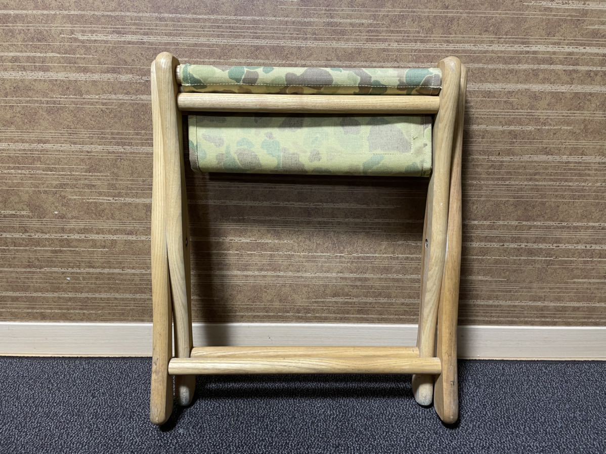 【希少!!】NATAL DESIGN EI STOOL CHAIR CAMO ネイタルデザイン スツール カモフラ 【超激レア】キャンプ 折り畳み椅子_画像3