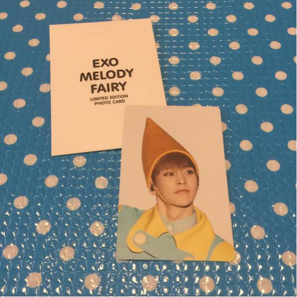 EXO★MELODY FAIRY ×Kakao Friends★Yellow Gift Special Package ★音楽の妖精★封入 トレカ★シウミン ver.