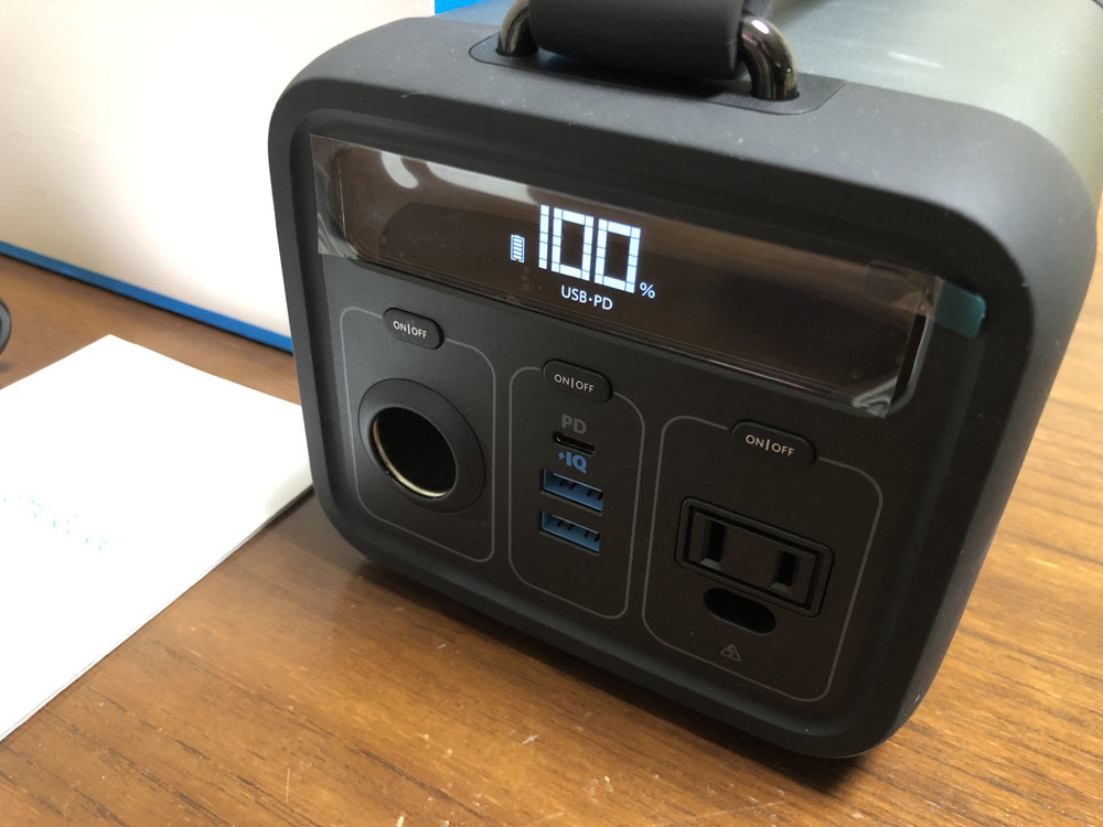 Ankerアンカー】 Anker PowerHouse 200 (ポータブル電源 213Wh