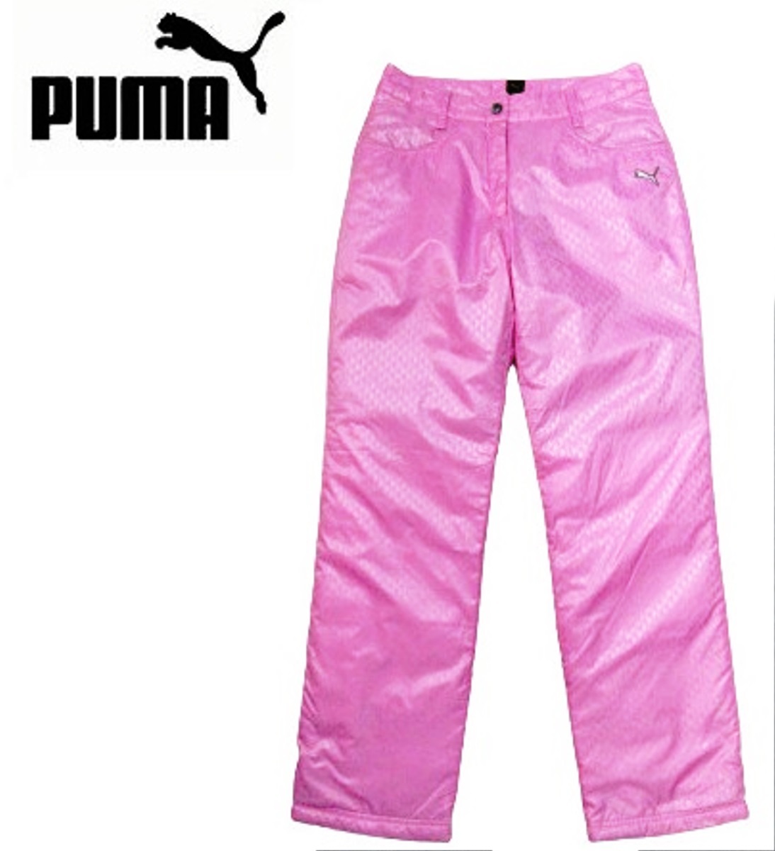 PUMA GOLF プーマ ゴルフ 中綿入り パンツ ピンク系