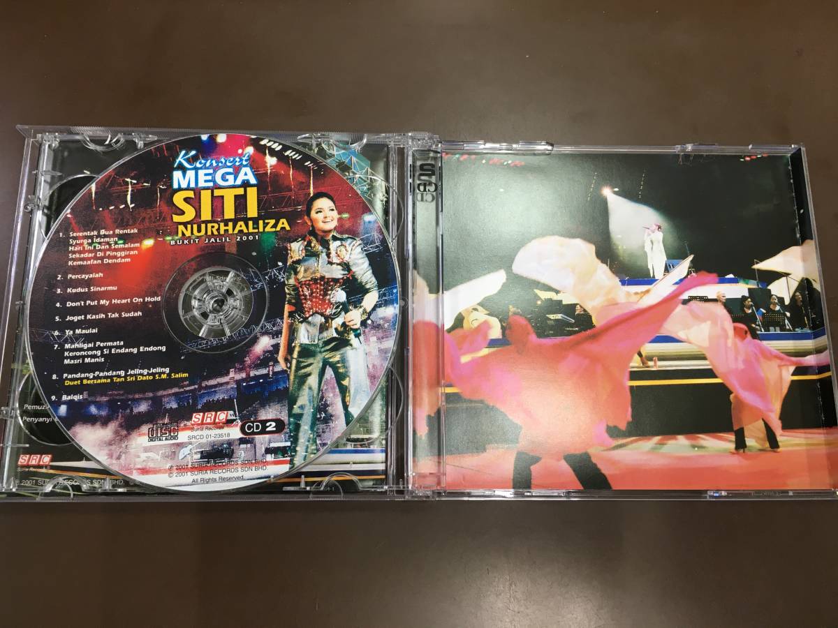 CD/２枚組 Konsert Mega Siti Nurhaliza Bukit Jalil 2001 Siti Nurhaliza シティヌルハリザ/【J6】/中古_画像8