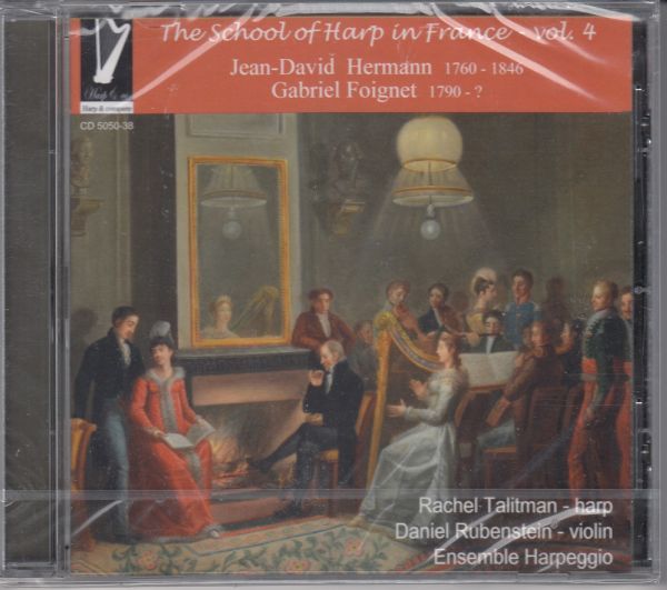 [CD/Harp & Co]J.D.ヘルマン:ハープ協奏曲第1番ヘ長調Op.9&ハープ協奏曲第2番変ロ長調Op.10他/R.タリトマン(hp)&ハルペッジオ合奏団_画像1