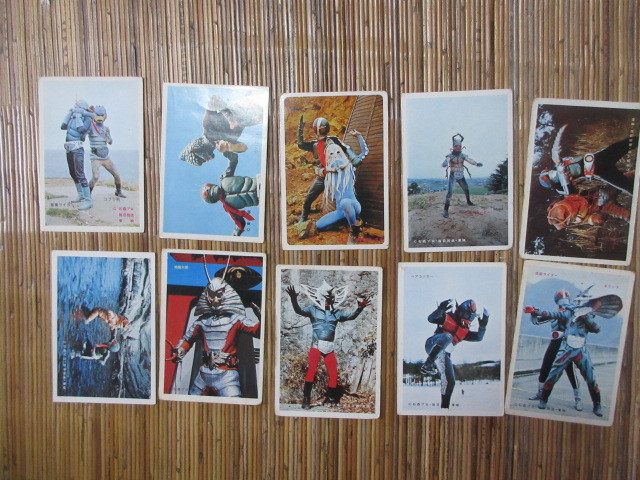 ブロマイド 10枚 仮面ライダーカード３の画像1
