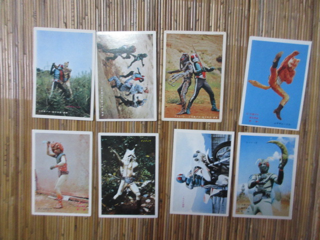 ブロマイド ８枚 仮面ライダーカードの画像1