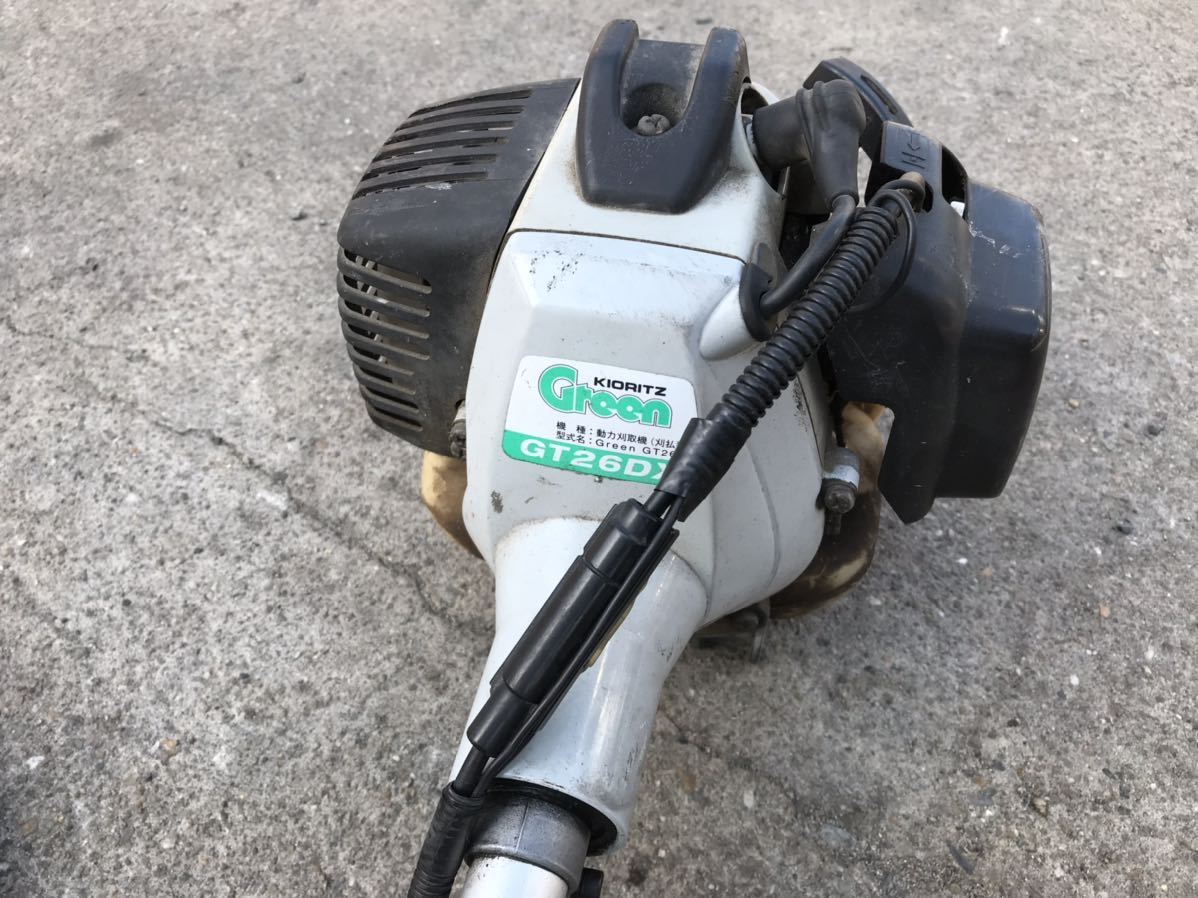 KIORITZ 共立 Green GT26DX Lスタート草刈機 刈払機 始動駆動確認済 TN654 6