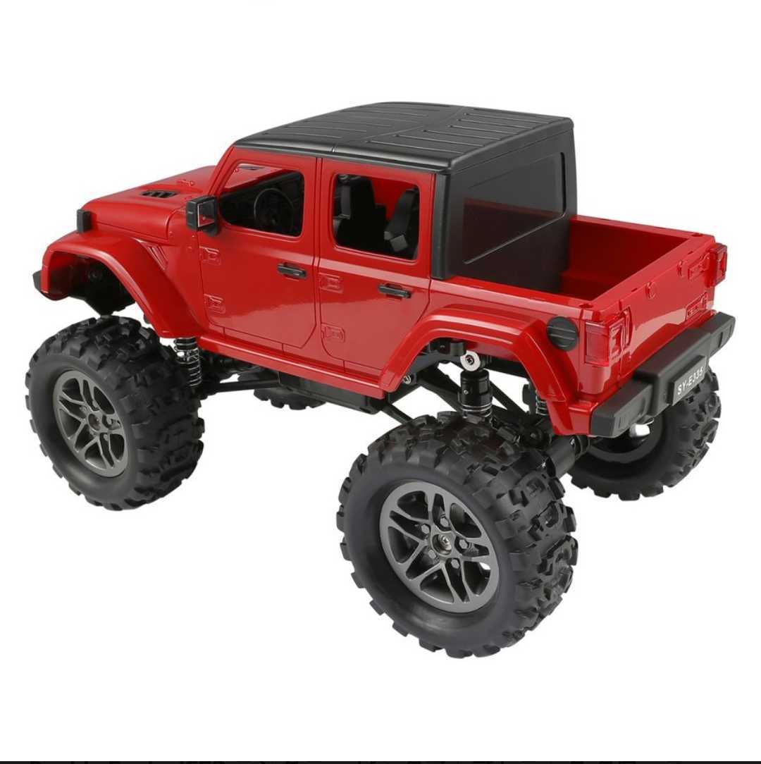 JEEP ラングラー　wrangler ラジコンカー　レッド　1/14 オフロード　2.4GHz SUV 　おもちゃ　大人　子供　RC　大きい