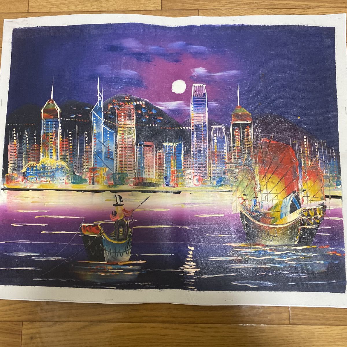 香港　絵画　お土産　雑貨　風景画