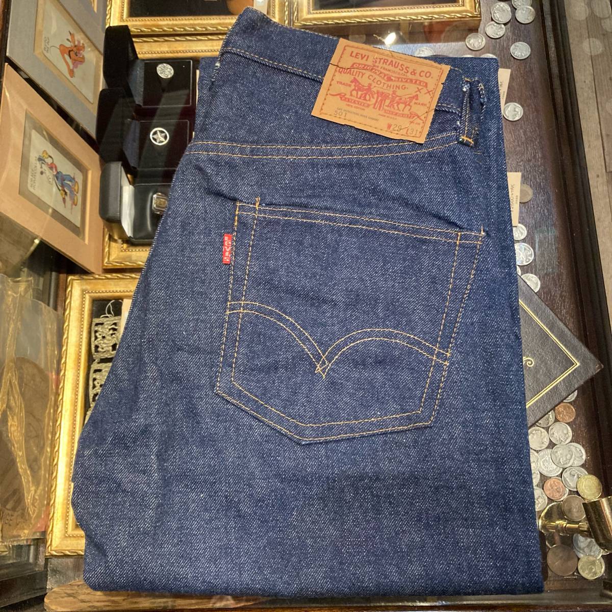 levis 501 66前期 デッドストック ノンウォッシュ 希少_画像1