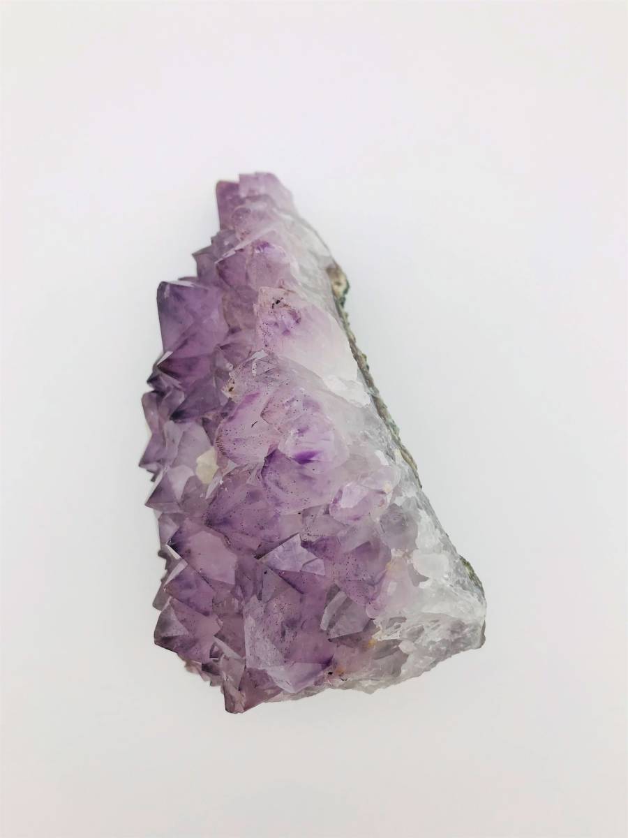 （R3-0418）アメジスト　カルサイトオンアメジスト　紫水晶　カルサイト　天然石　置物　ペーパーウェイト_画像5