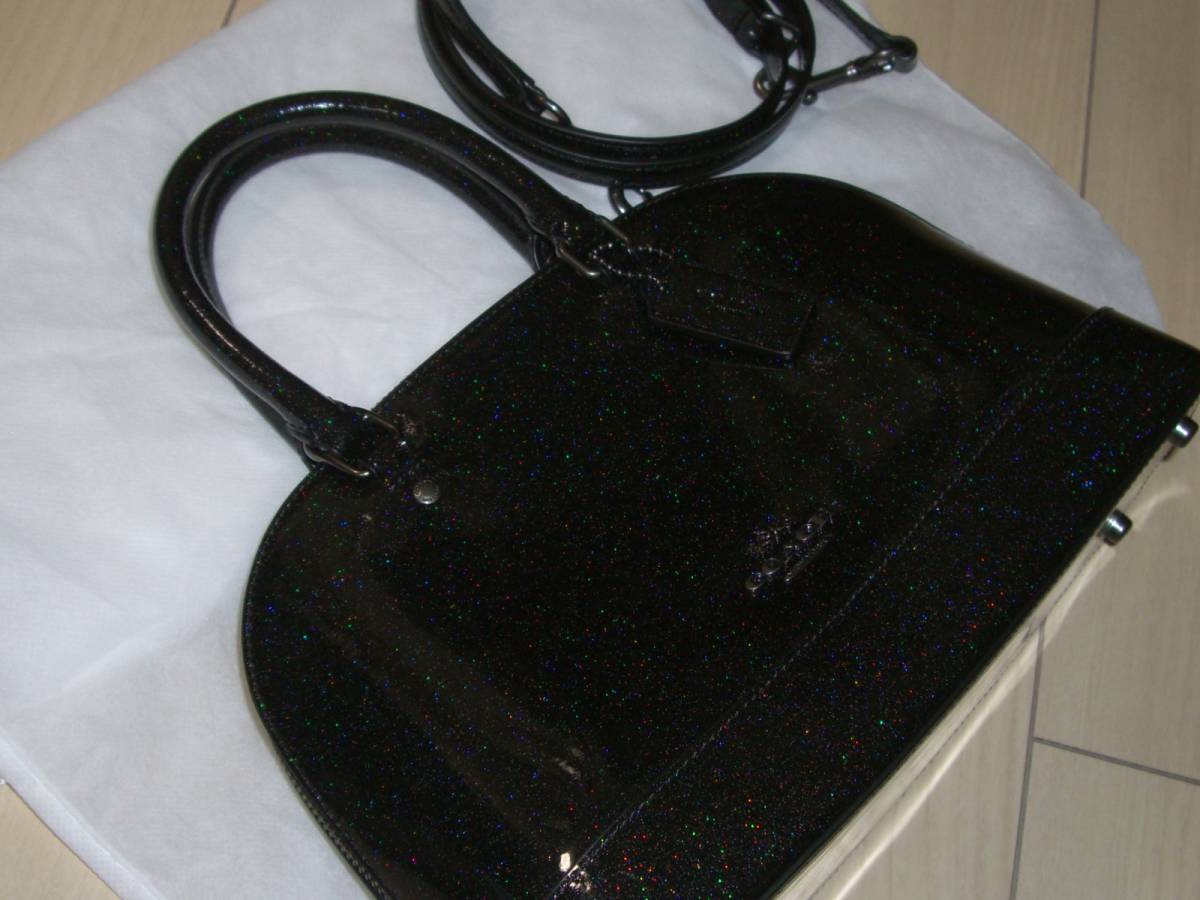 ☆限定品☆コーチCOACH☆エナメル2wayバッグマルチシャイニングカラー