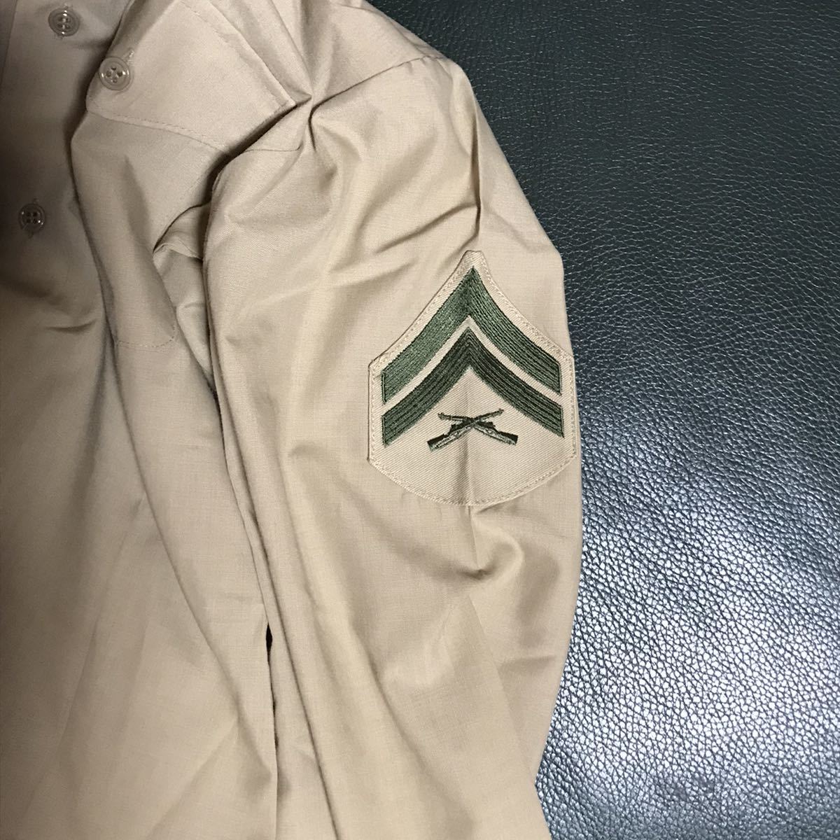 USED MILITARY '86 US ARMY SHIRT 中古 86年製 米軍実物 ユーティリティ?シャツ Sサイズくらい ミリタリー 送料無料_画像3