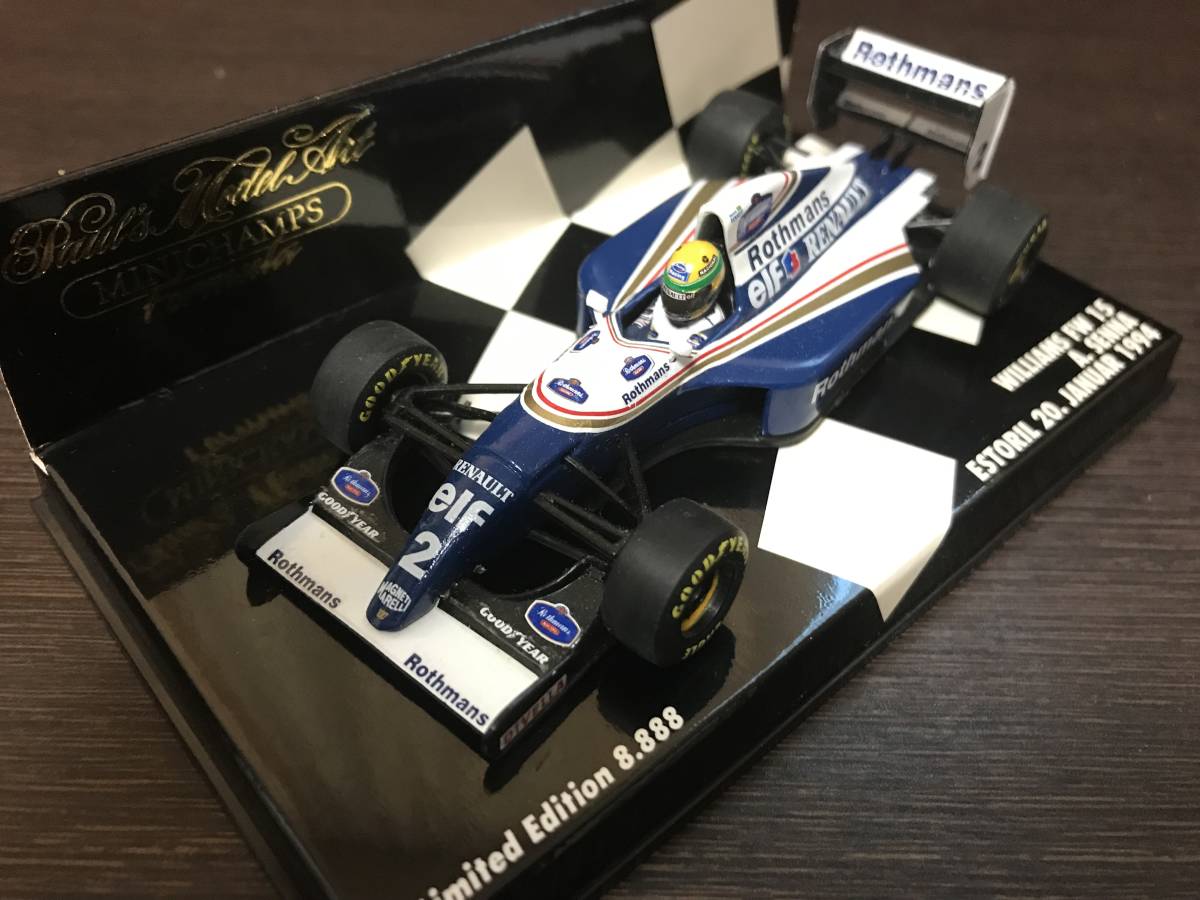 1/43 MINICHAMPS 【タバコ】 ウィリアムズ・ルノー FW15D #2 A.セナ
