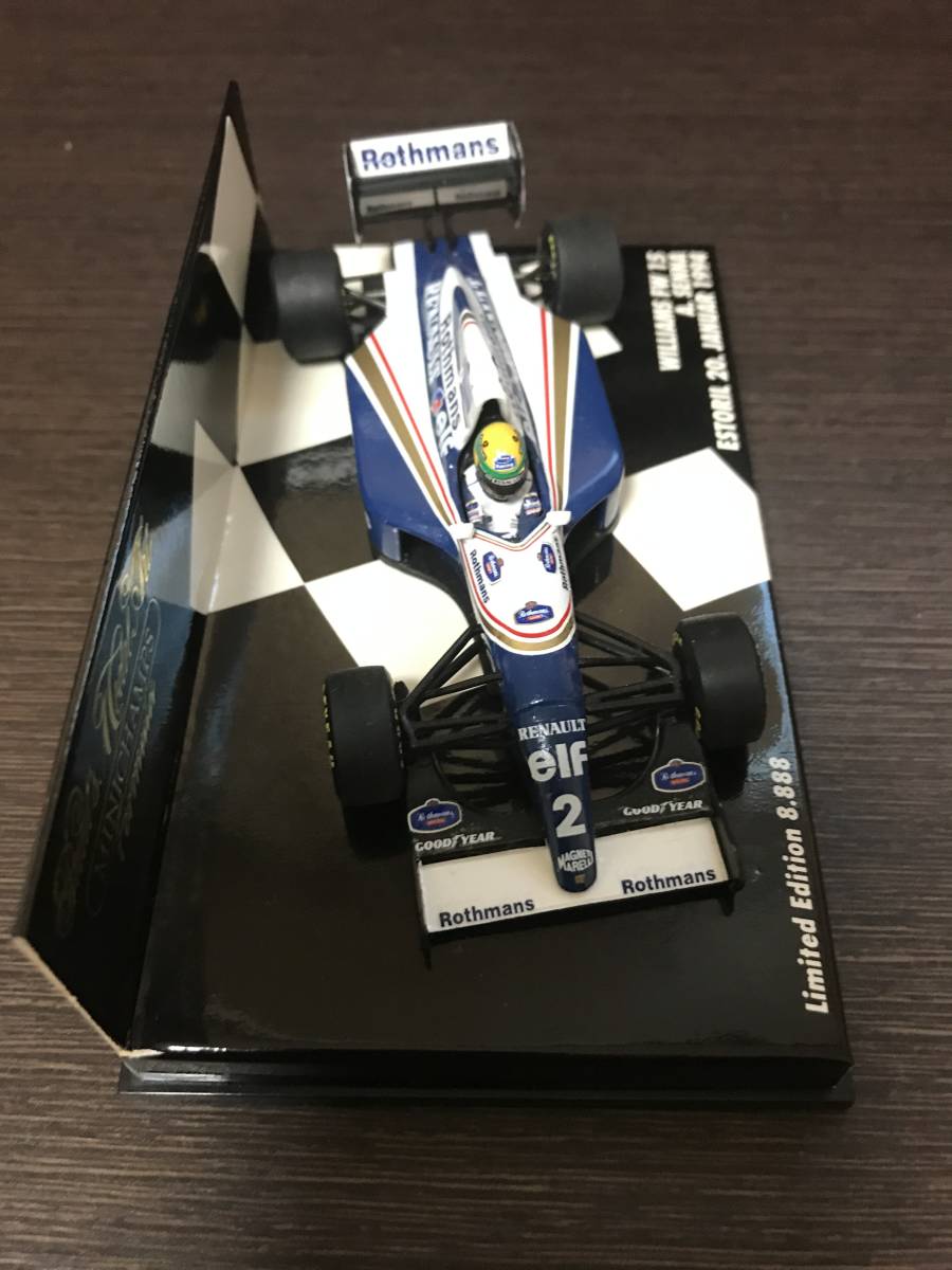 1/43 MINICHAMPS 【タバコ】 ウィリアムズ・ルノー FW15D #2 A.セナ