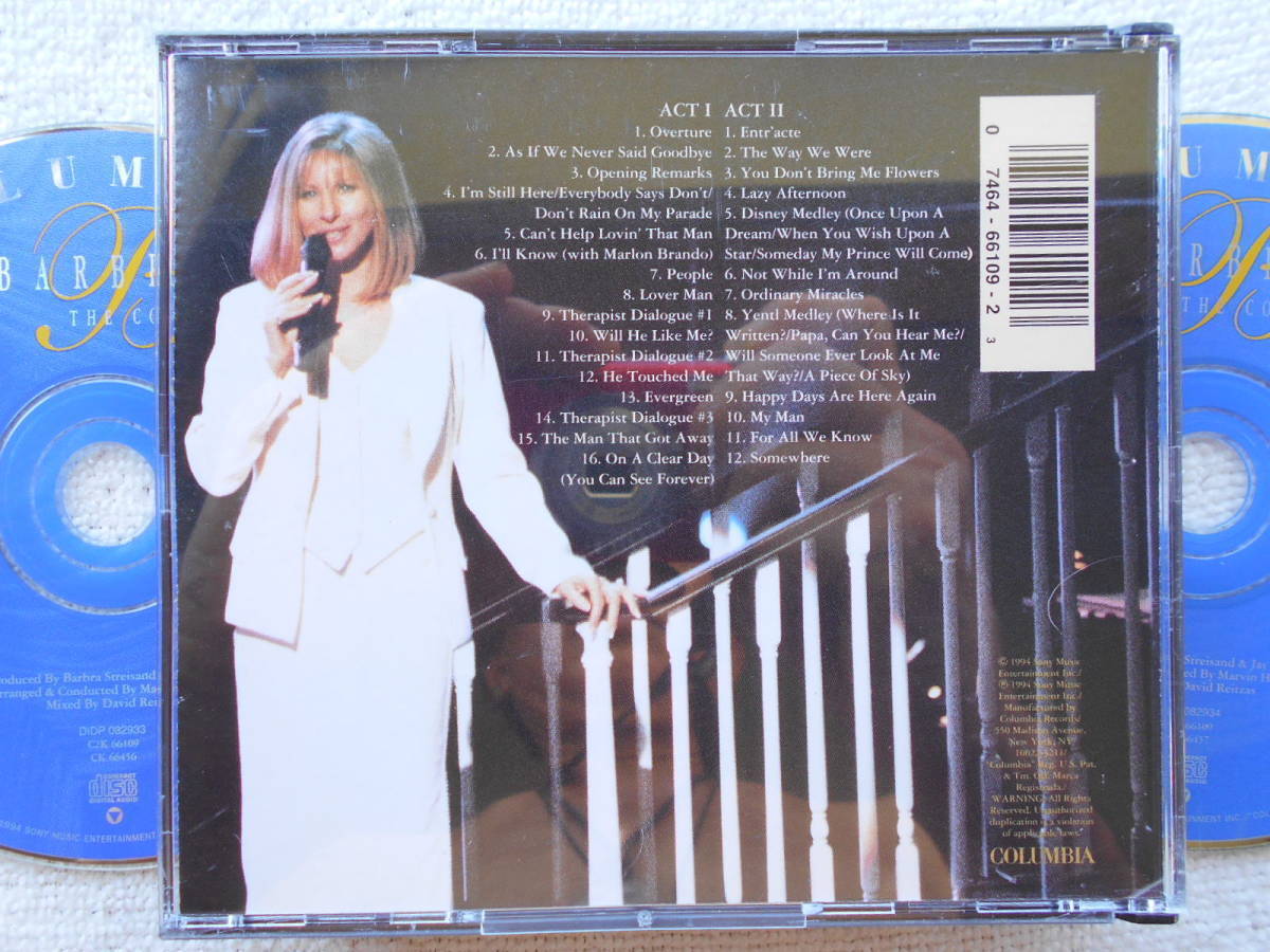  bar bla*s Try Sand Barbra Streisand* American record 2 sheets set CD* in * concert * live sound source!!