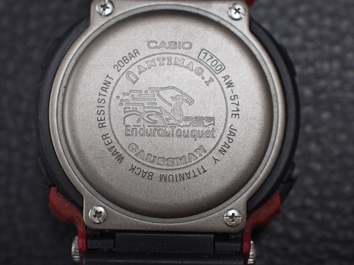 カシオ CASIO ジーショック G-SHOCK Master of G ガウスマン GAUSSMAN エンデューロ ドゥ トゥケ 腕時計 型式: AW-571E CAL: 1700_画像7